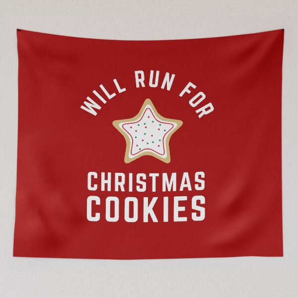 Item preview, Will Run For Cookies Christmas Cookies Christmas Running designed and sold by yelly123.