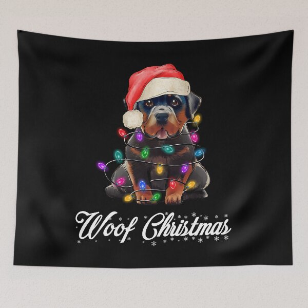 Item preview, Santa Rottweiler Dog Christmas Lights designed and sold by Blok45.