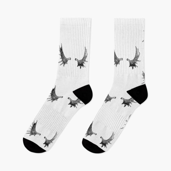 Item preview, Blk Hand-drawn Moose Antlers designed and sold by JDHardie.