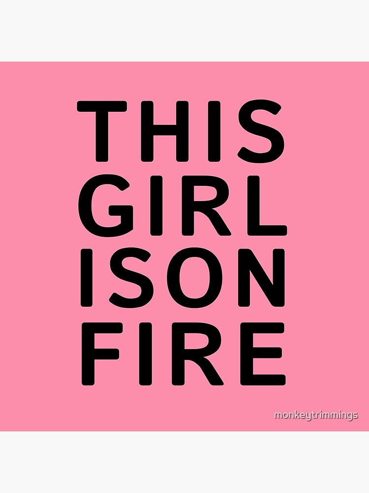 This girl is on fire. - Black by monkeytrimmings