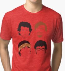 Flight of the Conchords Silly-ettes: 4-up Tri-blend T-Shirt