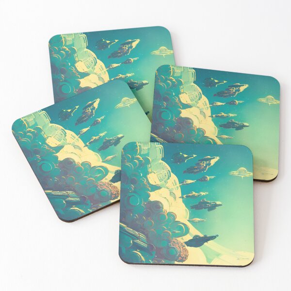 Item preview, Spaceships Departure Design Leaving  designed and sold by StickerBird.
