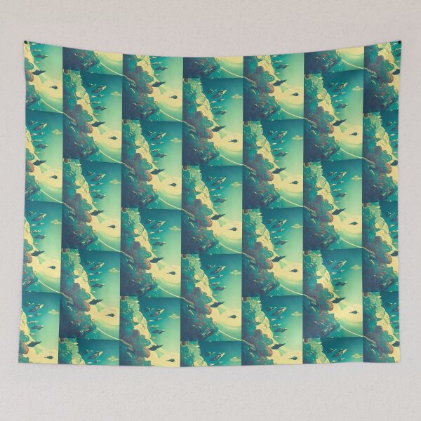 Item preview, Spaceships Departure Design Leaving  designed and sold by StickerBird.