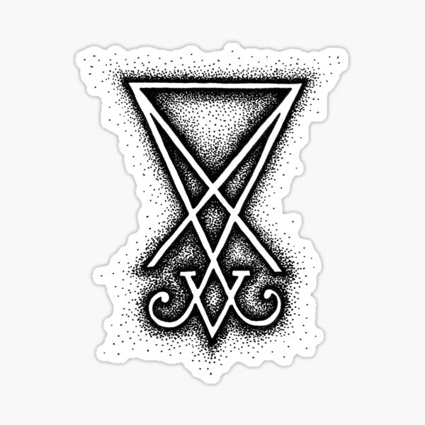 Item preview, Sigil Of Lucifer - Black designed and sold by RavenInTheFog.