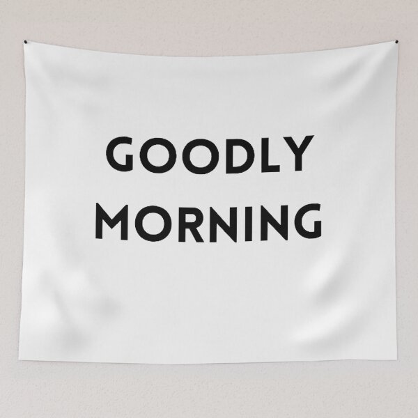Item preview, goodly morning t-shirt designed and sold by SenhajiWorld.