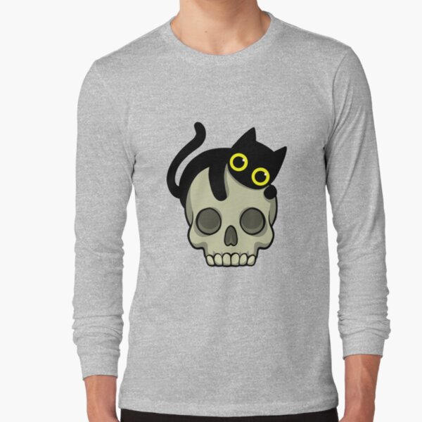 "Skull Cat" Tshirt by WildSally Redbubble