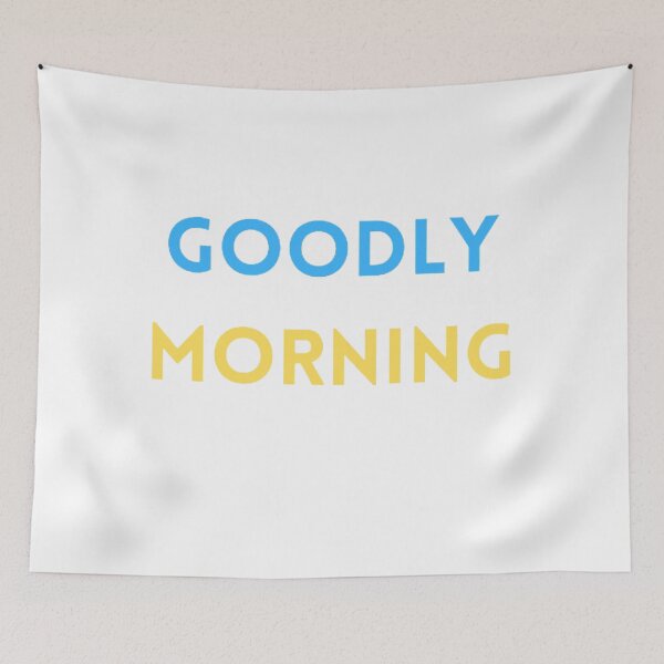 Item preview, goodly morning t-shirt designed and sold by SenhajiWorld.