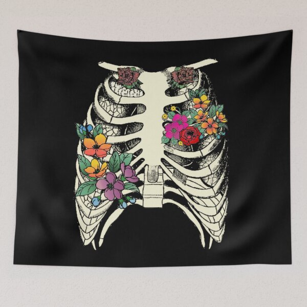 Item preview, Flowery Ribcage designed and sold by ELDigitals.