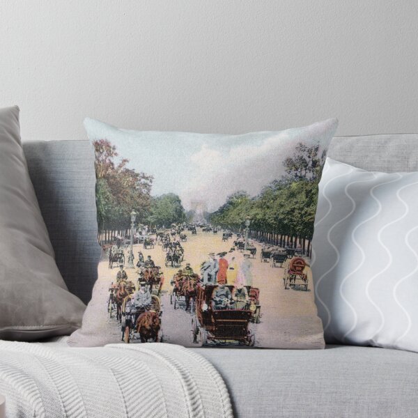 Item preview, 1910 Scene on the Champs Elysees, Paris, France designed and sold by historicimage.
