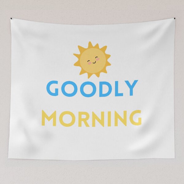 Item preview, goodly morning t-shirt designed and sold by SenhajiWorld.