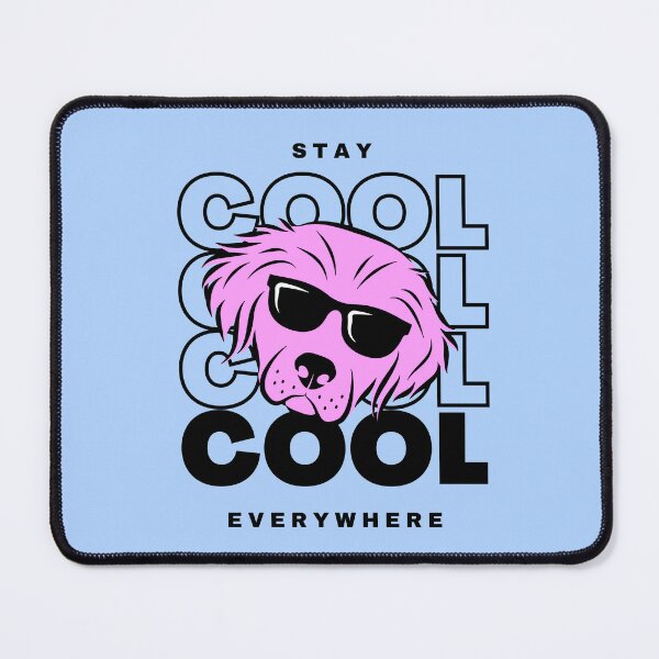 Item preview, Crazy Stay cool everywhere pet dog designed and sold by DesignUneed.