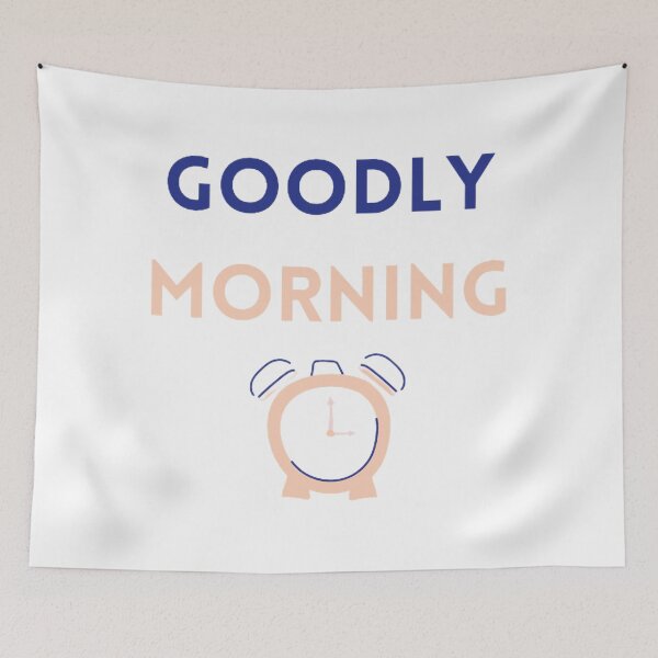 Item preview, goodly morning t-shirt designed and sold by SenhajiWorld.
