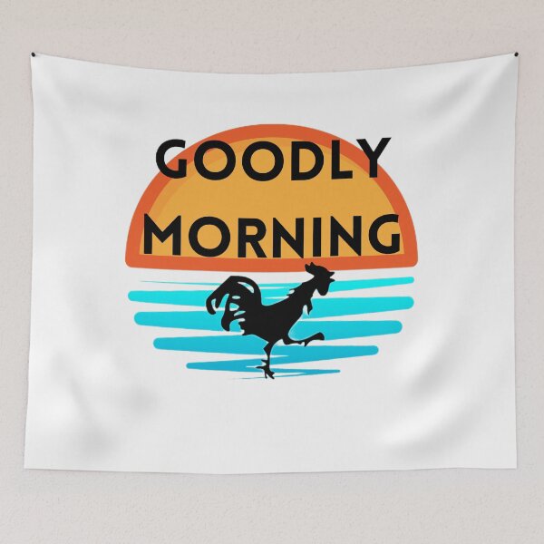 Item preview, goodly morning t-shirt designed and sold by SenhajiWorld.