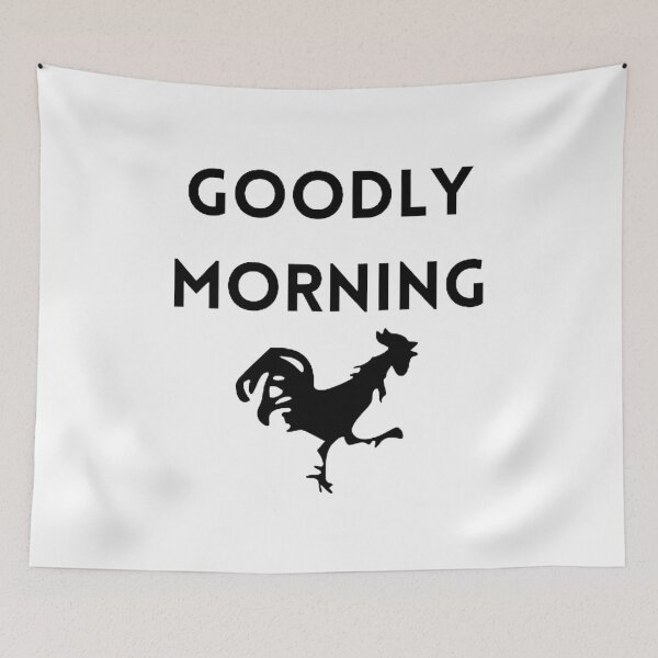 Item preview, goodly morning t-shirt designed and sold by SenhajiWorld.