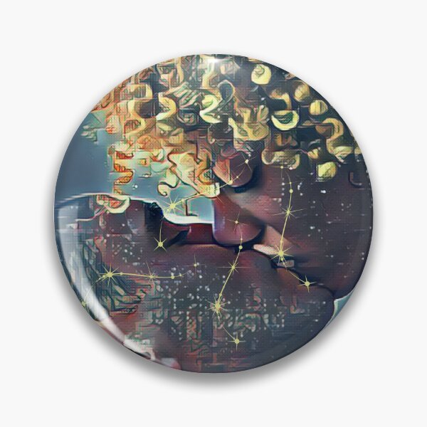 Item preview, Romantic, kissing, valentine couple in an abstract painted effect  designed and sold by Wonder & Whimsy.