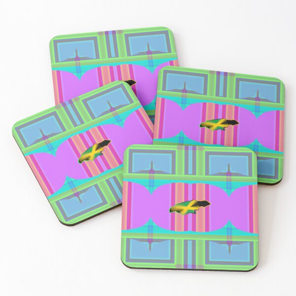Item preview,  UNFORGETTABLE WEST INDIES CHRISTMAS SOUVENIRS - UNIQUE ABSTRACT CARIBBEAN GEOMETRIC PATTERN - GREATJAMAICAN VIBES FLAG INSPIRATION designed and sold by Ralek.