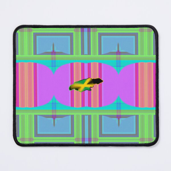 Item preview,  UNFORGETTABLE WEST INDIES CHRISTMAS SOUVENIRS - UNIQUE ABSTRACT CARIBBEAN GEOMETRIC PATTERN - GREATJAMAICAN VIBES FLAG INSPIRATION designed and sold by Ralek.