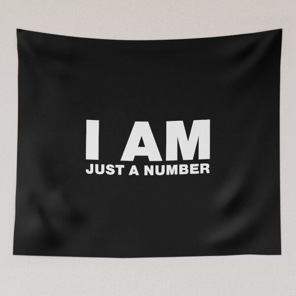 Item preview, I AM JUST A NUMBER designed and sold by Mclickster.