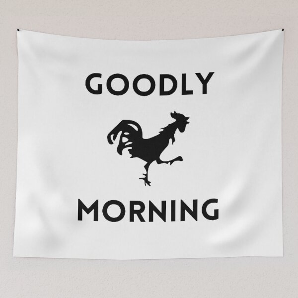 Item preview, goodly morning t-shirt designed and sold by SenhajiWorld.