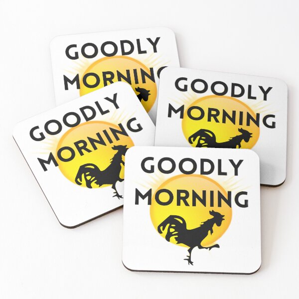 Item preview, goodly morning t-shirt designed and sold by SenhajiWorld.