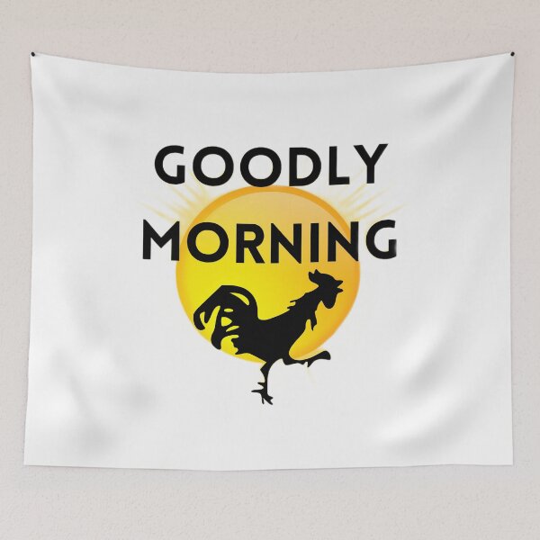Item preview, goodly morning t-shirt designed and sold by SenhajiWorld.