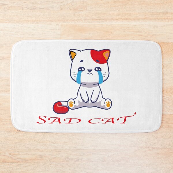 Item preview,  Sad Cat in Grunge - Sad designed and sold by GridText.