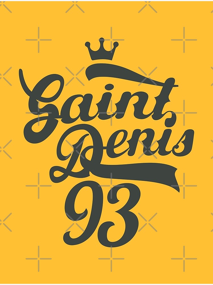 "Paris SaintDenis ,Paris SaintDenis lettering, Paris SaintDenis logo" Poster for Sale by