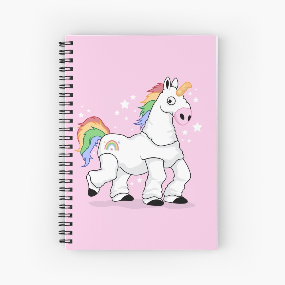 "Cheap Unicorn" Spiral Notebook by JenniferSmith Redbubble