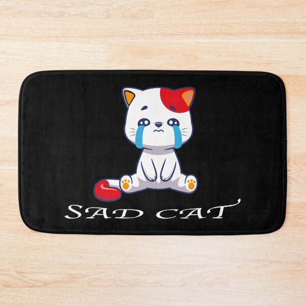 Item preview, Sad Cat in Grunge - Sad designed and sold by GridText.