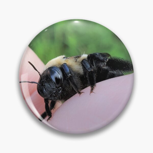 Item preview, Carpenter Bee on My Thumb designed and sold by SusanSeamaiden.