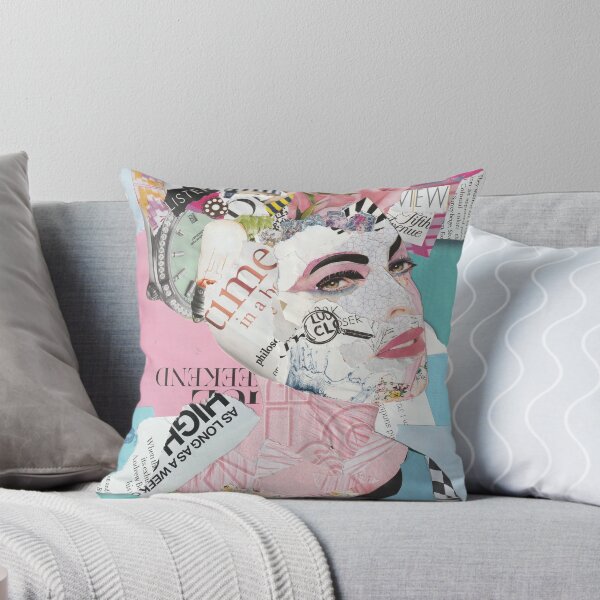 Item preview, Portrait Modern Magazine Collage¨Positivity Is The Key ¨ designed and sold by Artsymirveras.