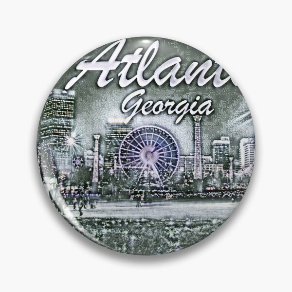 Item preview, Simple Christmas Wish Collection - Atlanta, Georgia designed and sold by Sean McElroy.