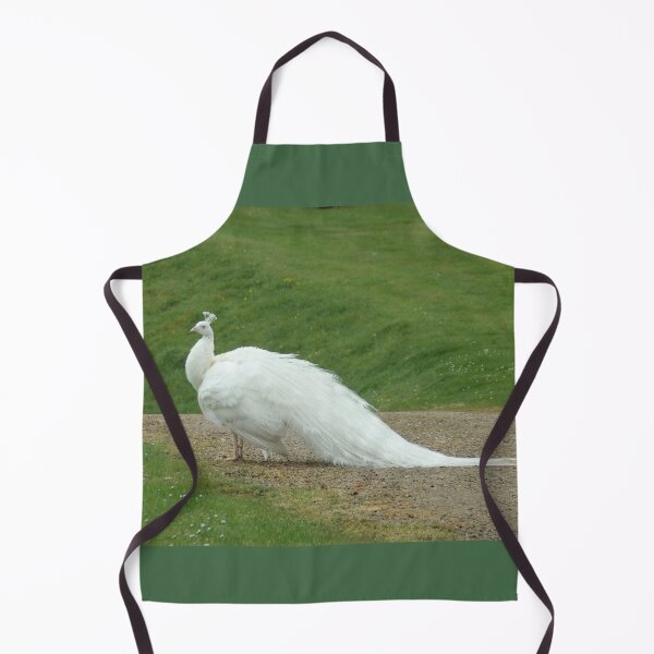 Item preview, Pavo real blanco con largas plumas de cola designed and sold by TwistedClassics.