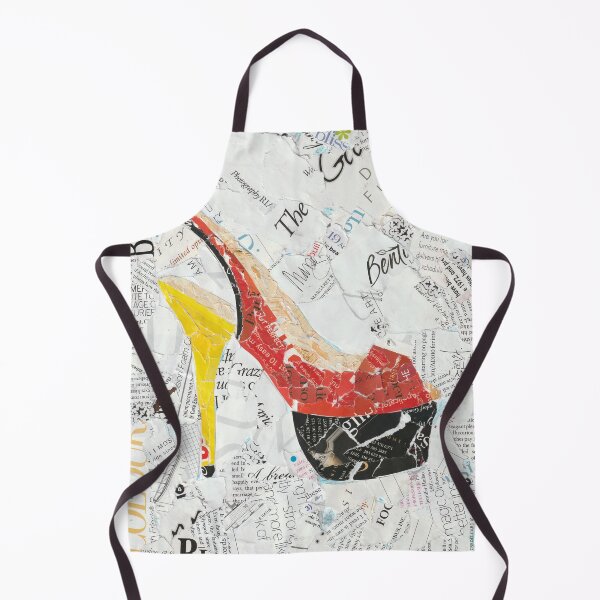 Item preview, Paper textured Shoe Collage¨Gratitude Unlocks Your Blessings¨ designed and sold by Artsymirveras.