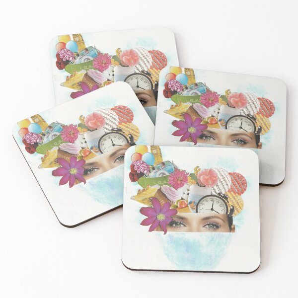 Item preview, Mixed Media Portrait  Art¨Better Things Ahead¨. designed and sold by Artsymirveras.
