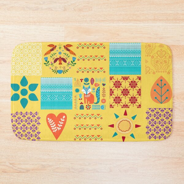 Item preview, Folk Art Blanket designed and sold by Vanessa Hogle.