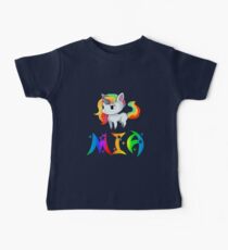 Mia Unicorn Sticker Baby Tee