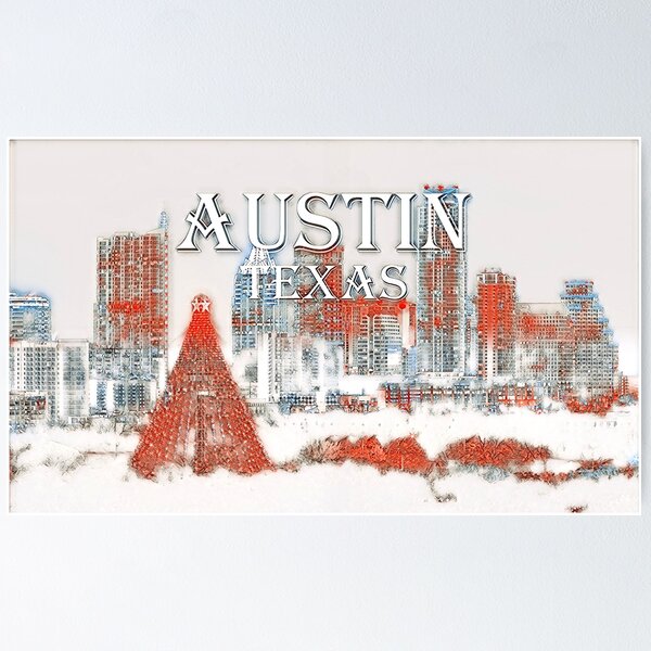 Item preview, Surreal Holiday Collection - Austin, Texas designed and sold by Sean McElroy.