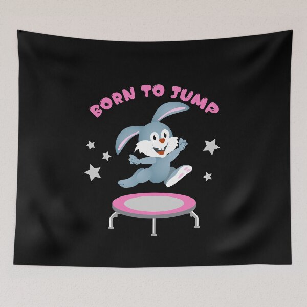Item preview, Funny and Cute Kids Birthday Trampoline Rabbit Design  designed and sold by Rzelemenz.