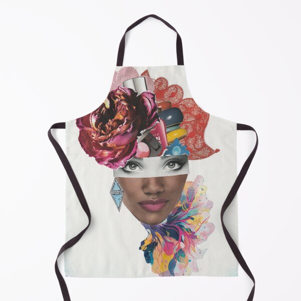 Item preview, Black Woman Face Collage With Magazine Cutouts ¨Never Stop Believing¨. designed and sold by Artsymirveras.