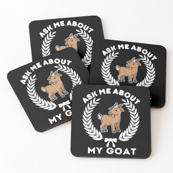 Item preview, Ask Me About My Goat - Funny Saying designed and sold by BopleDesigns.