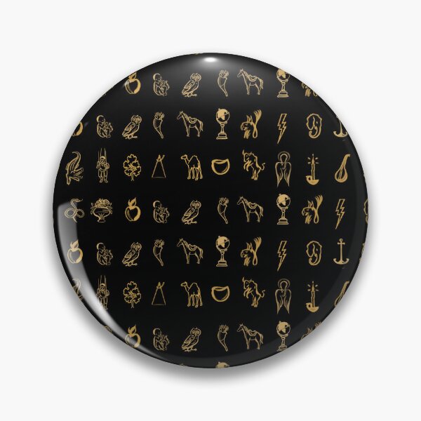 Item preview, Alethiometer - Symbols Pattern designed and sold by Coloor.