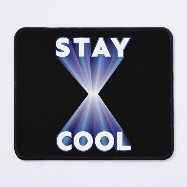 Item preview, Stay Cool 3D text shinny blue diamond hour glass designed and sold by hockeng.