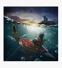 "The Diving Lesson" Photographic Print