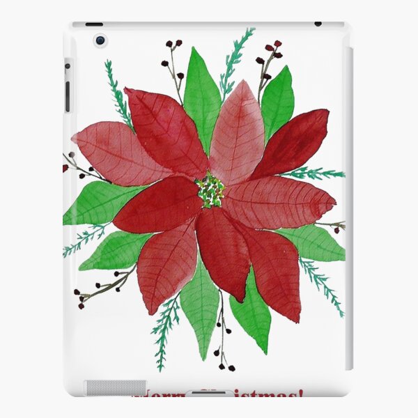 Merry Christmas Card iPad Snap Case