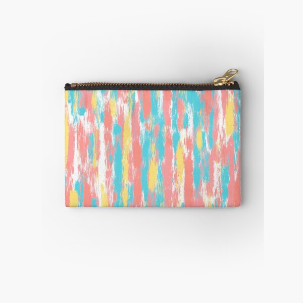 Item preview, Peach and Aqua Oil Paint Stripes designed and sold by RC-aRtY.