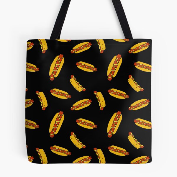 Item preview, Hot Dogs Fast Food Pattern designed and sold by HotHibiscus.