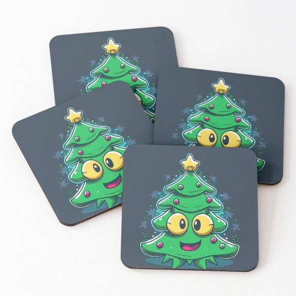 Item preview, Cute christmas tree cartoon design designed and sold by XmasPatterns.