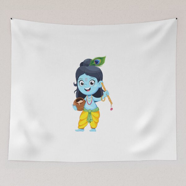 Item preview, Lord Bala Krishna designed and sold by AlaukikaShop.