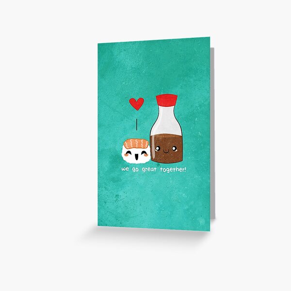 Soymates Greeting Card